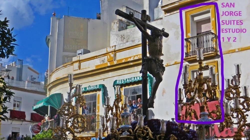 San Jorge Suites Triana Sevilla Exteriör bild